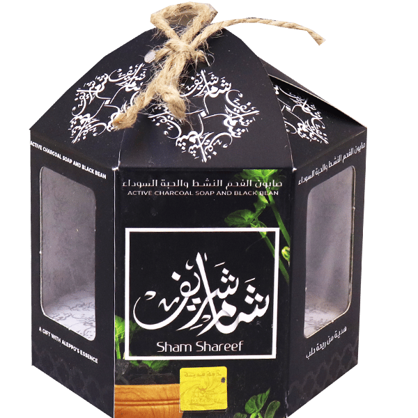 صابونة بالفحم والحبة السوداء شام شريف 140غ