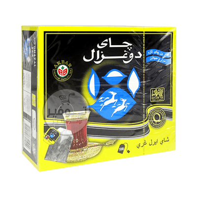 شاي سيلاني ايرل غراي دوغزال 100 ظرف
