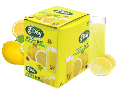 مسحوق شراب بنكهة الليمون توداي 9غ * 24 قطعة