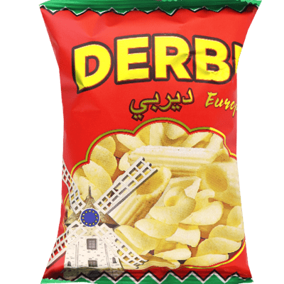 ديربي شيبس اوروبي 16+2 قطعة
