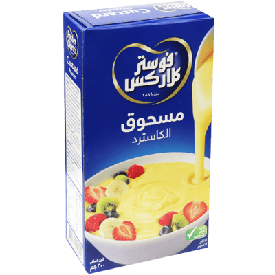اثني عشر عبوة كاسترد فوستر كلارك 200غ صلاحية منتهية