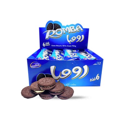 بسكويت رومبا كاكاو 12 قطعة