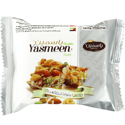 مكعب حلو بالمكسرات والكنافة &nbsp;ياسمين 300 غرام