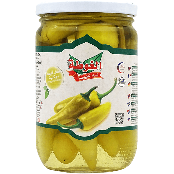 مخلل فليفلة يونانية الغوطة 600غ