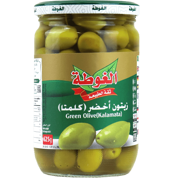 زيتون اخضر كلمتا الغوطة 625غ