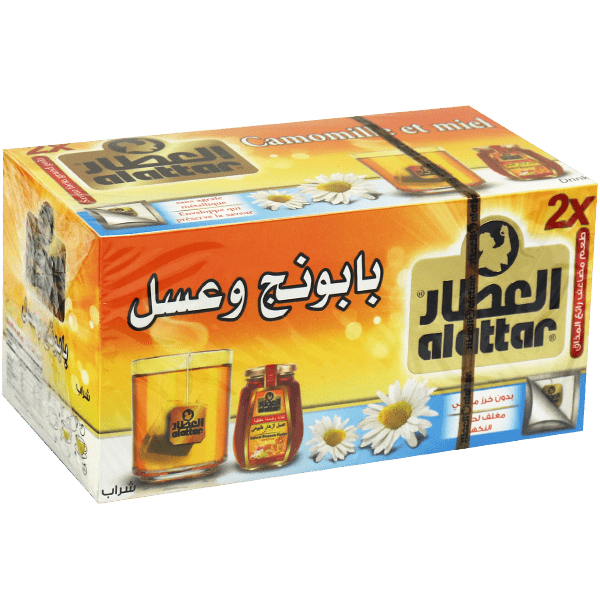 زهورات بابونج وعسل العطار 24 ظرف