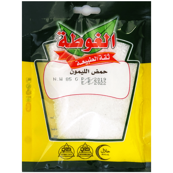 حمض الليمون الغوطة ظرف 50غ