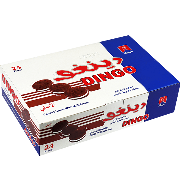 بسكويت بالكاكاو دينغو 24 قطعه