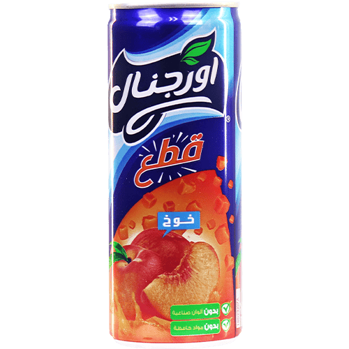 عصير خوخ  مع الحبيبات اورجينال 240مل