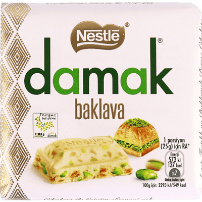 شوكولا بالبقلاوة داماك 60غ