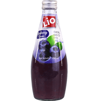 عصير توت بري مع بذور الريحان ليو 290ملل