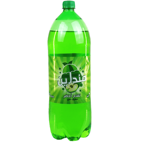 مشروب غازي تفاح مندلين 2لتر