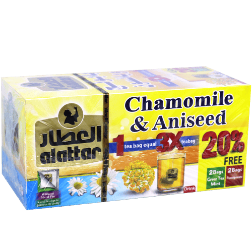 أزهار البابونج العطار 20 ظرف