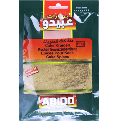 بهار دقة كعك للحلويات عبيدو 50غ