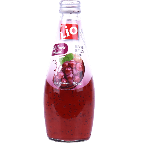 عصير عنب احمر مع بذور الريحان ليو 290ملل