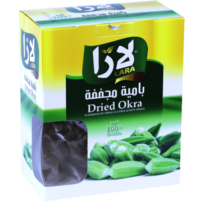 بامية مجففة حجم صغير لارا 150غ