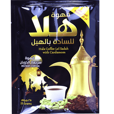 قهوة عربية مركزة سريعة التحضير هلا 25غ