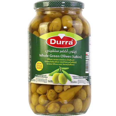 زيتون اخضر سلقيني الدرة 1300غ