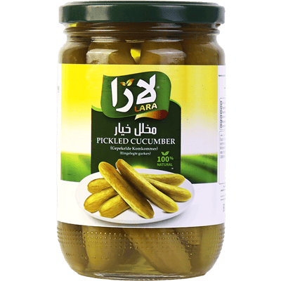 مخلل خيار لارا 660غ
