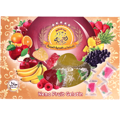 جيلاتين حلال فواكة نعمة 300غ