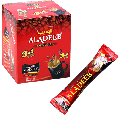 قهوة 3 في 1 الاديب 24 ظرف