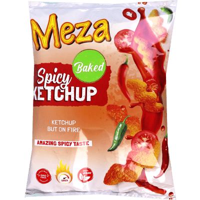 شيبس كاتشب حار ميزا 45غ