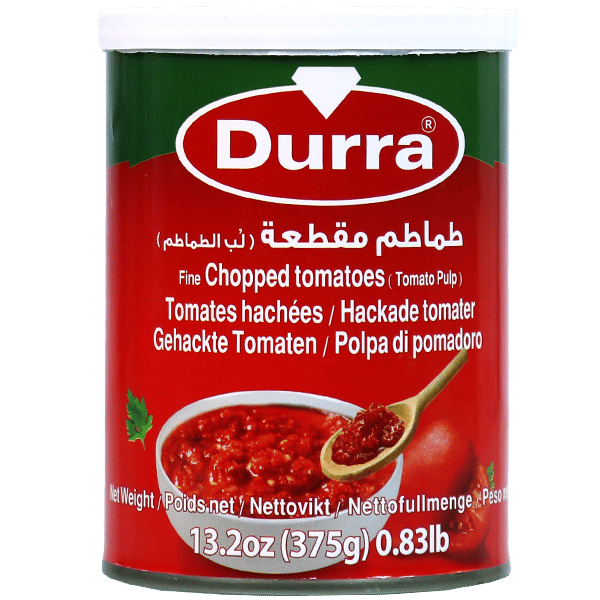بندورة مقطعة لب الطماطم الدرة 370غ