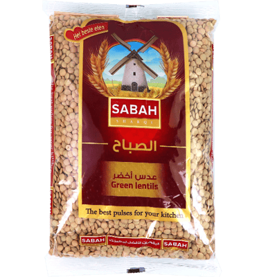 عدس اخضر صباح 900غ