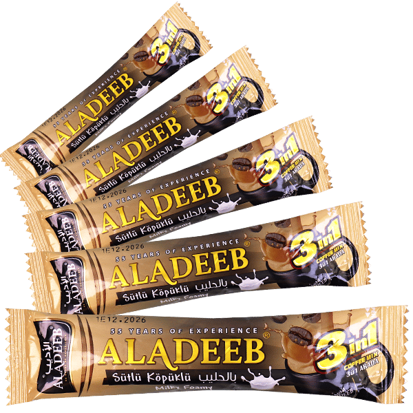 قهوة بالحليب 3 في 1 الاديب 5 ظرف