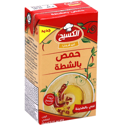 حمص بالطحينة مسبحة بالحار الكسيح 135غ
