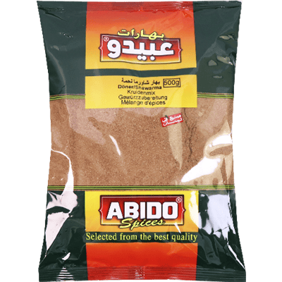 بهارات شاورما لحم عبيدو 500غ