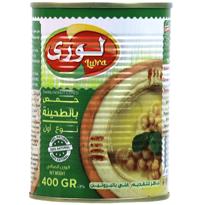 حمص بالطحينة مسبحة لورى 400غ