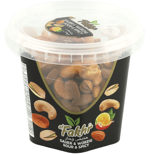 مكسرات حارة و حامضة الفاخر 500غ