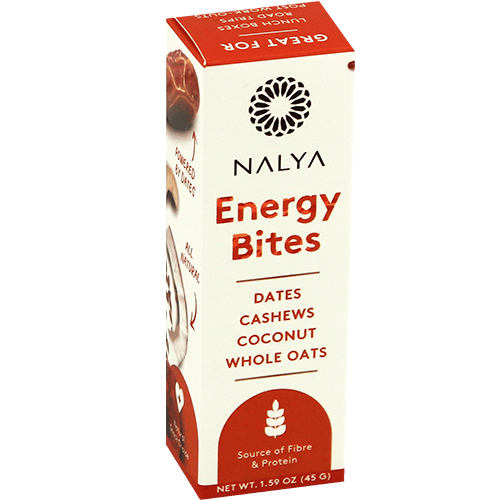 كرات الطاقة بالكاجو وجوز الهند وعجوة التمر نايلا 45غ