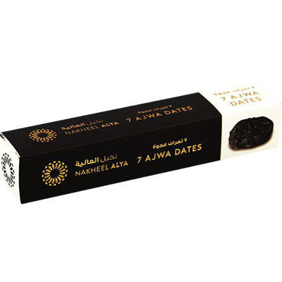 تمر عجوة  7 حبات نخيل العالية 60غ