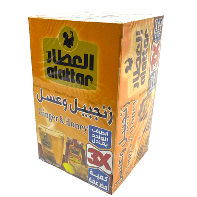 زهورات زنجبيل وعسل العطار 12 ظرف