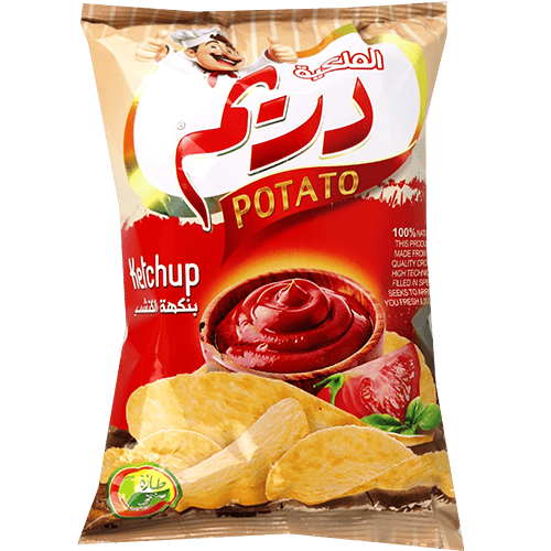 شيبس البطاطا كاتشب دريم 25غ
