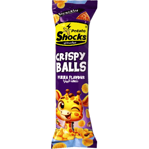 كريسبي بولز بطعم البيتزا بوتيتو شوكس 15 غرام