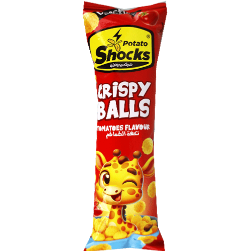 كريسبي بولز بطعم الطماطم بوتيتو شوكس 15 غرام