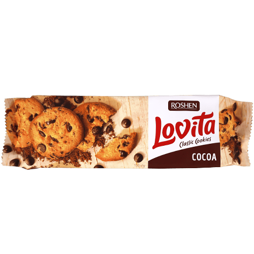 بسكويت لوفيتا كلاسيك كاكاو روشن 150 غ