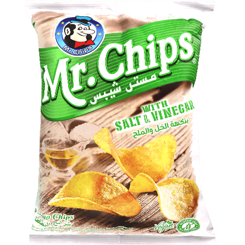 شيبس خل وملح مستر شيبس 140غ