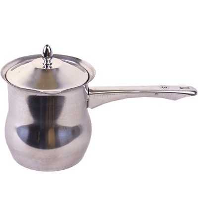 دولة قهوة مع غطاء ستانلس ستيل قياس 6