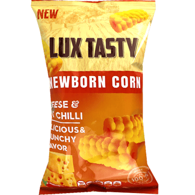 شيبس الذرة يالجبنة والحر لوكس 85غ