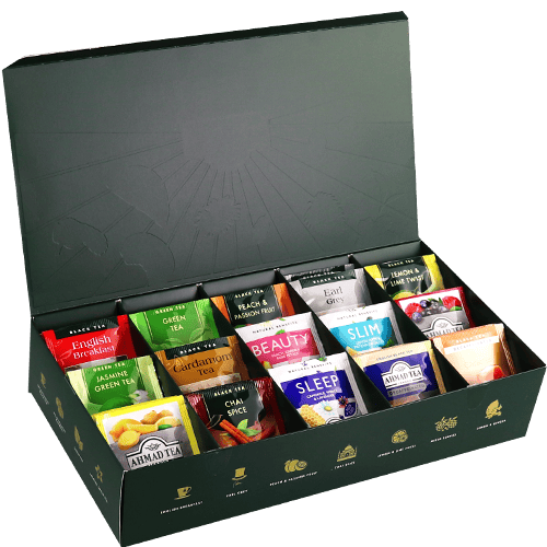 شاي بكل النكهات احمد تي 90 ظرف