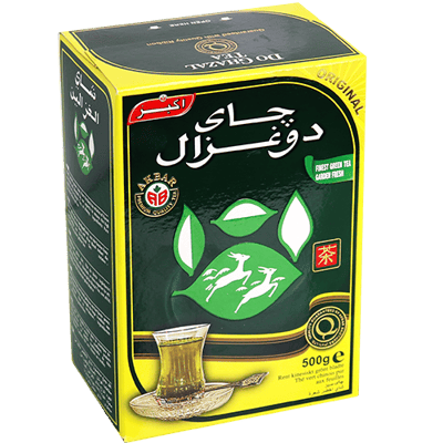 شاي اخضر دو غزال 500غ