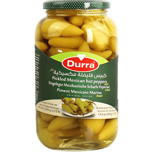 مخلل فليفلة مكسيكية حارة الدرة 1250غ