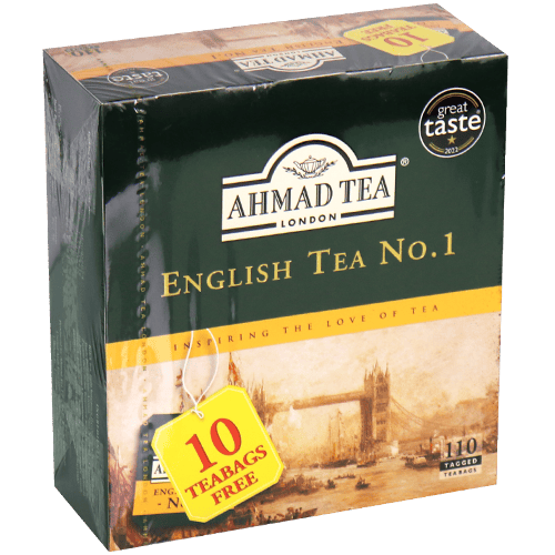 شاي انكليزي رقم1 احمد تي 100 ظرف