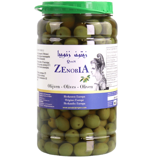 زيتون أخضر مكلس زينوبيا 900 غرام