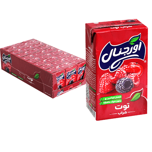 طرد27 قطعة عصير توت اورجينال 250ملل تاتراباك