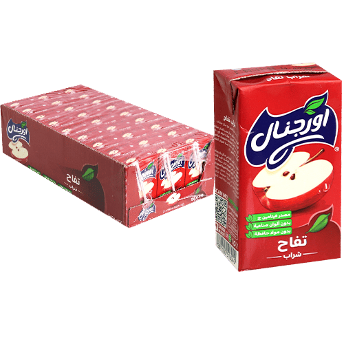 طرد27 عصير تفاح اورجينال 250ملل تاتراباك